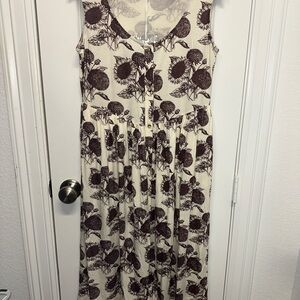Kate Quinn Sunflower button down sleeveless Sundress